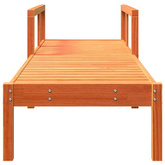 vidaXL Leżak, woskowy brąz, 199,5x62x55 cm, lite drewno sosnowe