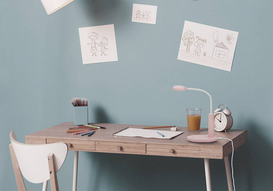 Lampka biurkowa K-BL1521 RÓŻOWY z serii MILO