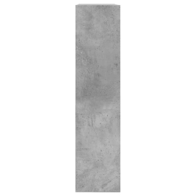 Szafka na buty, szarość betonu, 80x21x87,5 cm
