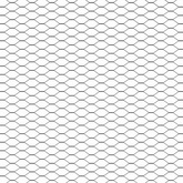Ogrodzenie heksagonalne 1,2 x 50 m PVC Szary
