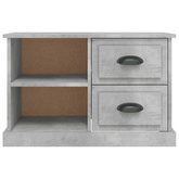 vidaXL Szafka pod TV, szarość betonu, 73x35,5x47,5 cm