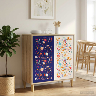 Bufet MAINZ Sonoma 69 x 33 x 75 cm Drewno inżynieryjne