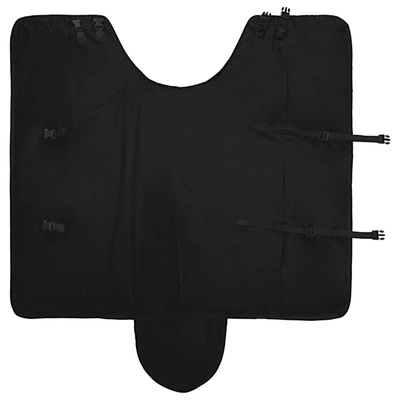 Koc dla Koni Pełna Czerń 145 cm Poliester