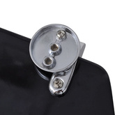 Deska klozetowa, prosty design, MDF, czarna