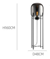 LAMPA STOJĄCA 160CM DYMIONY KLOSZ ADANI AD152