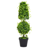 Sztuczny bukszpan z doniczką, zielony, 100 cm