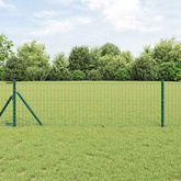 Ogrodzenie Euro 0,6 x 50 m Żelazo pokryte PVC zielony