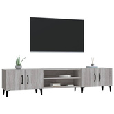Szafka pod TV, szary dąb sonoma, 180x31,5x40 cm vidaXL