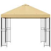 Altana 3 x 3 m kremowy Poliester i Stal 190 gsm