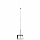 Metalowa choinka świąteczna z podstawą Czarny 60 cm Stal