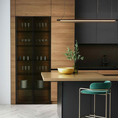 Wisząca Lampa liniowa Szklana 28W 2700K Abruzzo Japanese