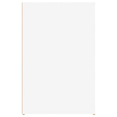 vidaXL Biurko, białe, 100x49x75 cm, materiał drewnopochodny