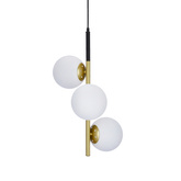 Lampa wisząca matowe złoto 3 Duo 33-01276