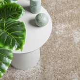 vidaXL Dywan ISTAN z długim runem, połyskujący, beżowy, 80x150 cm