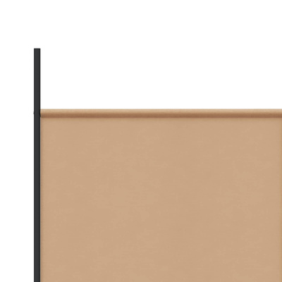 4-panelowy parawan Beżowy 525 x 180 cm tkanina