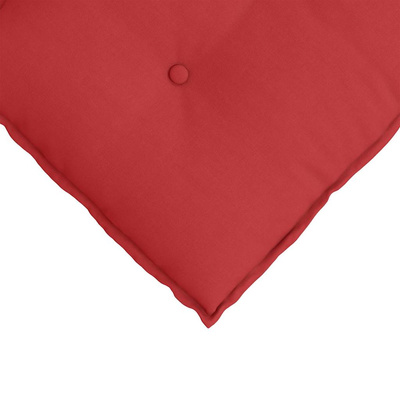 Poduszka na plecy Czerwony 120 x 19 x 50 cm tkanina