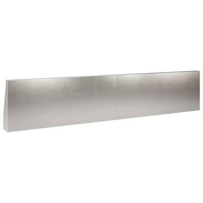 Mur oporowy 4 szt. 100 x 12 x 50 cm Stal nierdzewna srebrny