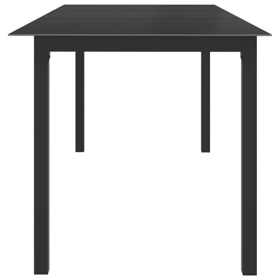 9-częściowy zestaw mebli ogrodowych, aluminium, antracytowy
