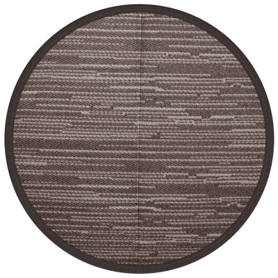 vidaXL Dywan na zewnątrz, brązowy, ?160 cm, PP