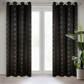 Zasłona Abella czarna 135x250