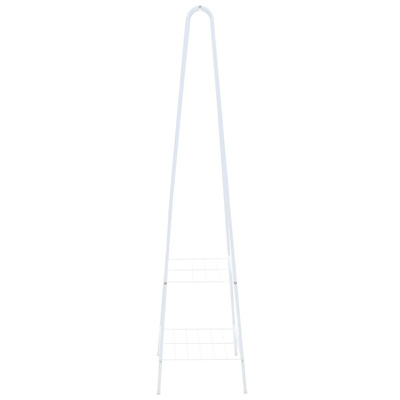 Wieszak na ubrania, 59 x 35 x 150 cm, biały