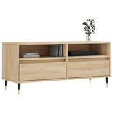 vidaXL Szafka pod TV, dąb sonoma, 100x34,5x44,5 cm
