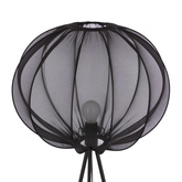 MELLOW lampa podłogowa czarny 1x40W E27 abażur 52 czarny kula 51-41944   