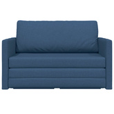Sofa Bed Niebieski 124 x 71 x 78 cm tkanina
