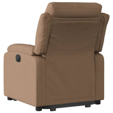 vidaXL Podnoszony fotel masujący, elektryczny, rozkładany, brązowy wariant 6
