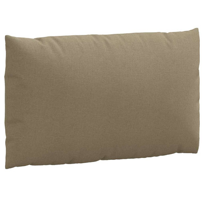 Poduszki na sofę z palet, 2 szt., taupe melanż, tkanina