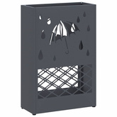 Stojak na Parasol Deszczowy antracytowy 28 x 12 x 41 cm Stal