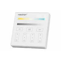MiBoxer B2 Naścienny pilot taśma LED CCT 4-strefowy panel dotykowy magnes