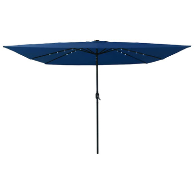 Parasolka ogrodowa 295 x 295 x 245 cm Poliester i Stal