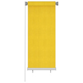 vidaXL Roleta zewnętrzna, 60x140 cm, żółta, HDPE