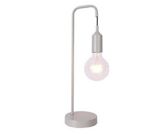 Lampka nocna Laren Ledea szara metalowa industrialna lampka stołowa