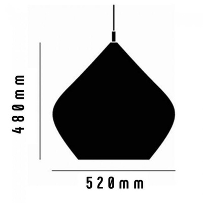 Lampa wisząca Beat Stout BLACK