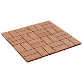 Płytka Tarasowa 11 pcs Drewno tekowe 30 x 30 cm