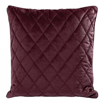 Poszewka Velvet bordowa 50x50