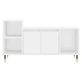 Szafka pod TV, biała, 100x35x55 cm, materiał drewnopochodny vidaXL