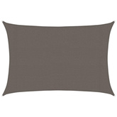 Żagiel przeciwsłoneczny, 160 g/m?, antracytowy, 3x4,5 m, HDPE