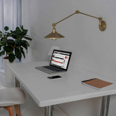 Kinkiet Retro nastawny Złoty Abruzzo Gloria