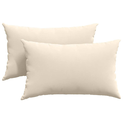 Poduszki na sofę 2 pcs Beżowy 50 x 30 cm tkanina