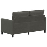Sofa ciemnoszary 156 x 81 x 87,5 cm tkanina