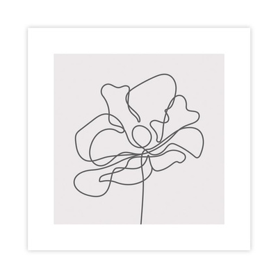 One Line Art VI Plakat : Rozmiar - 30x30 cm