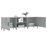 vidaXL Szafka pod TV, szarość betonu, 150x30x50 cm