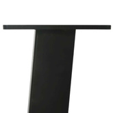 Nogi do stolika kawowego 4 szt. Czarne 30 cm Stalowe
