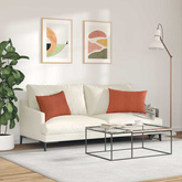 Poduszki na sofę 2 pcs Czerwono-pomarańczowy 60 x 40 cm