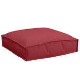 Poduszka 2 pcs Czerwone wino 40 x 40 x 8 cm Materiał Oxford