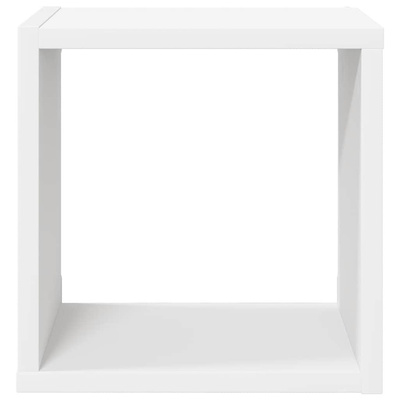 vidaXL Półki ścienne kostki, 2 szt., białe, 26x15x26 cm