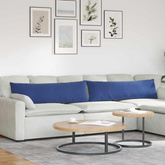 Poduszki na sofę 2 pcs Niebieski policyjny 145 x 40 cm
